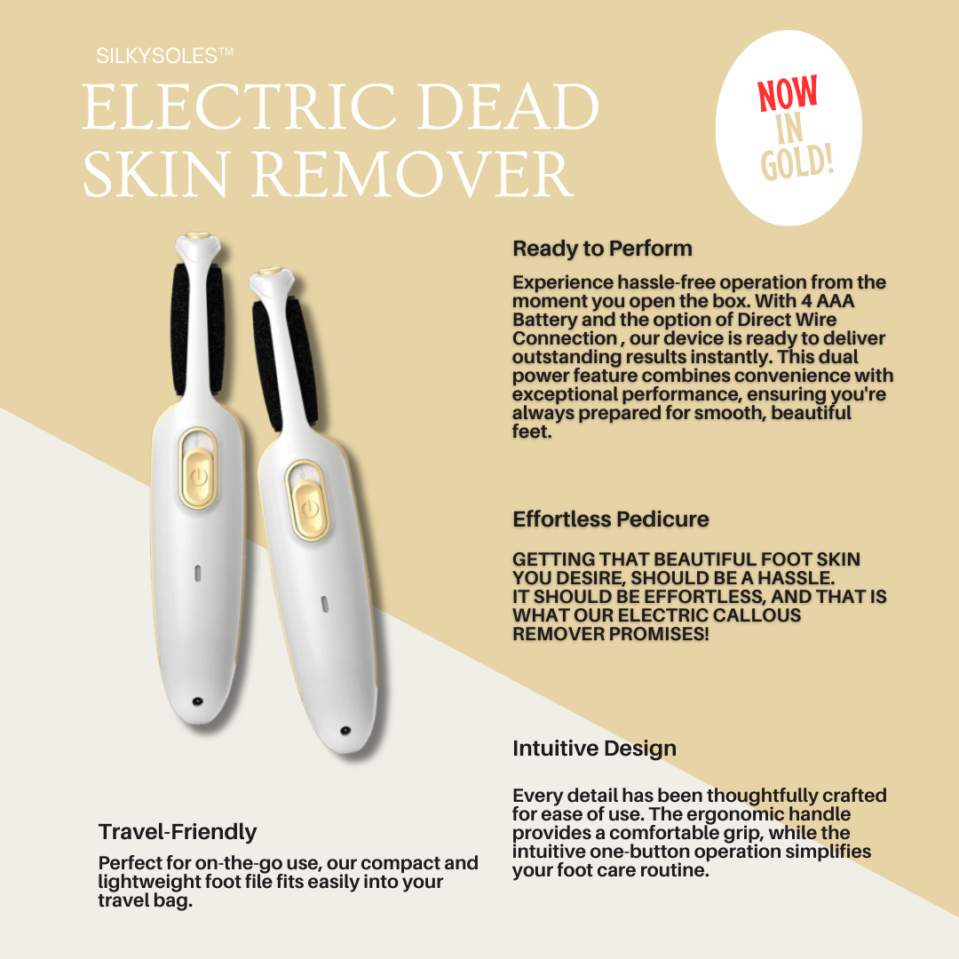 SilkySoles™  Electric Dead Skin Remover